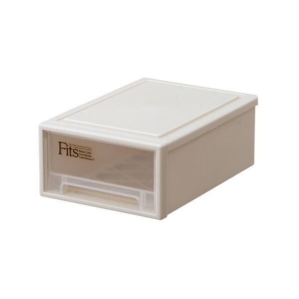 （まとめ） 天馬 Fits フィッツケース プチ W184D272H102mm カプチーノ 1個 4セット