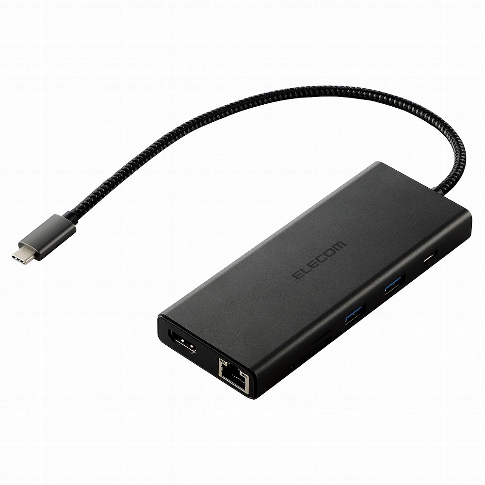エレコム USB 10Gbps(USB3.2(Gen2))対応 ドッキングステーション 10in1 DST100BPBK