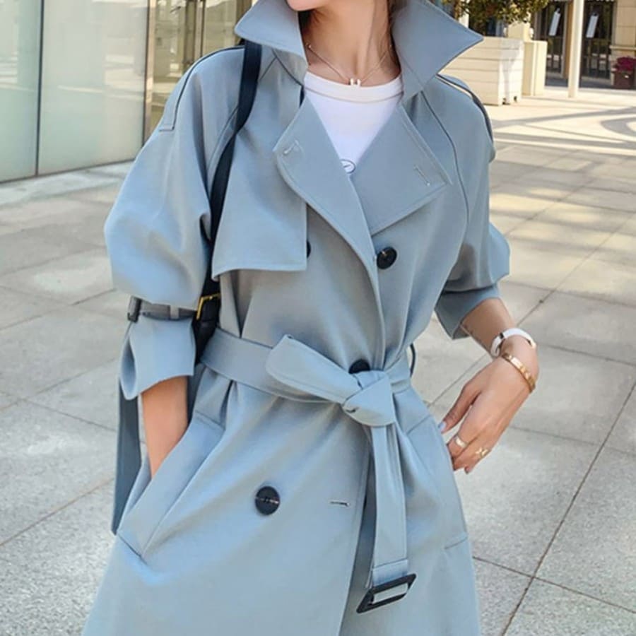 人気 コート レディース トレンチ スプリング ロング丈 アウター 10312