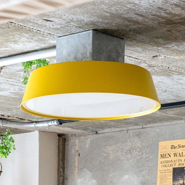 gram8 TC-1035-SY LED シーリングライト マフィン スモークイエロー