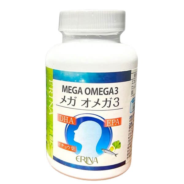 ERINA エリナ メガオメガ3 120粒