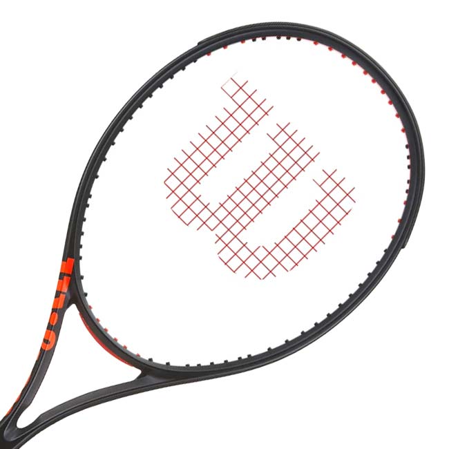 0.25inch Long ウィルソン(Wilson) 2025 CLASH 108 V3.0 クラッシュ108 V3.0 (280g) 海外正規品 硬式テニスラケット WR173111Uブラック×レ