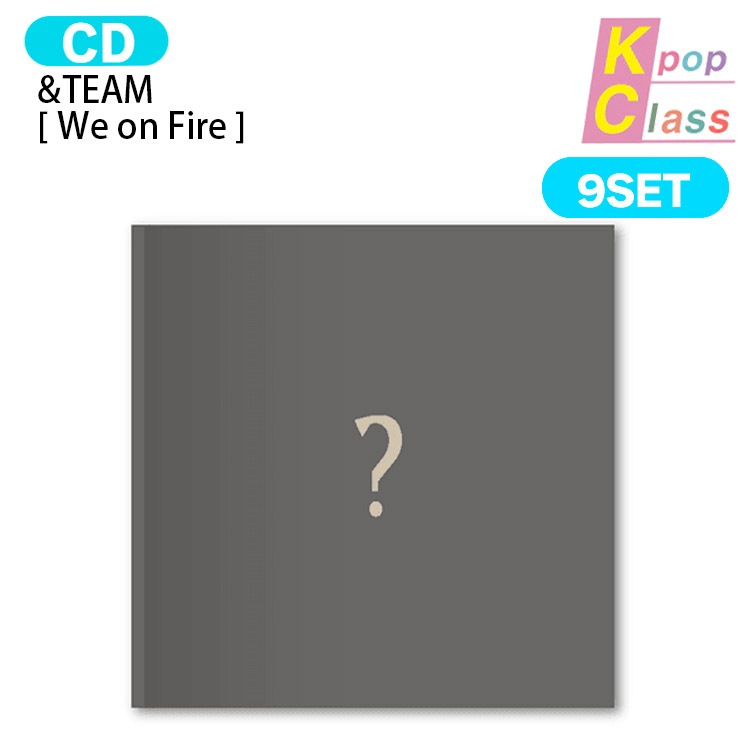 国内発送 &TEAM SOLO EDITION [ We on Fire ] 9種セット 3rd EP Album / 1次予約