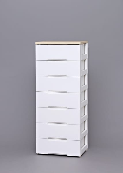 アイリスオーヤマ ウッドトップチェスト HG-557 ホワイト/ペアー チェスト 収納 収納家具 ベッドサイド 洋服部屋 布団 整理 片付け 片付け上手 ベッドサイド 収納ボックス 激安 送料無料