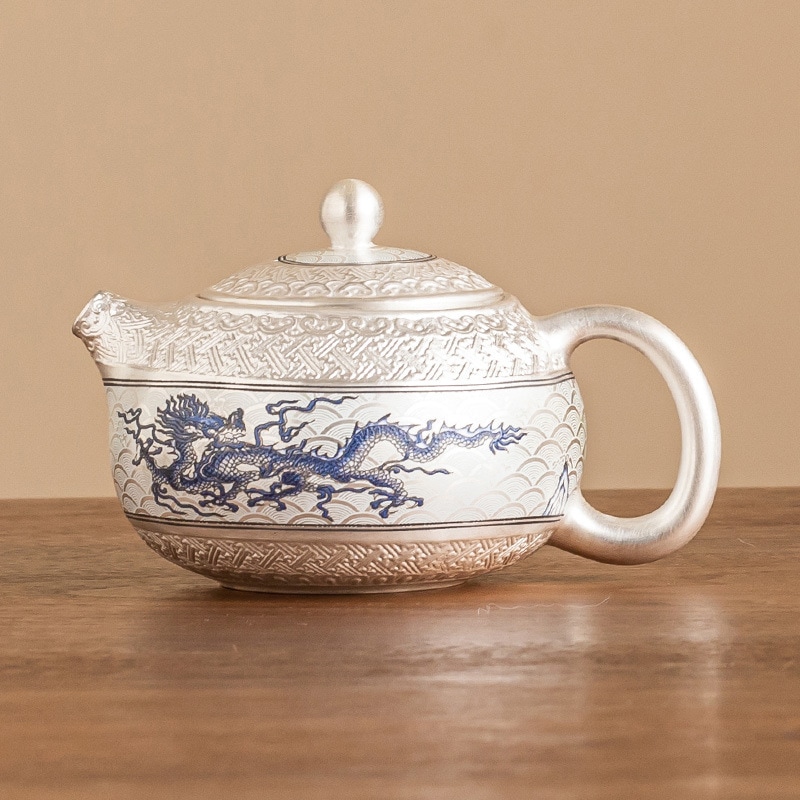 999金銀の絶妙な小さな急須飛龍雲乗西石急須セラミック急須軽量高級お土産