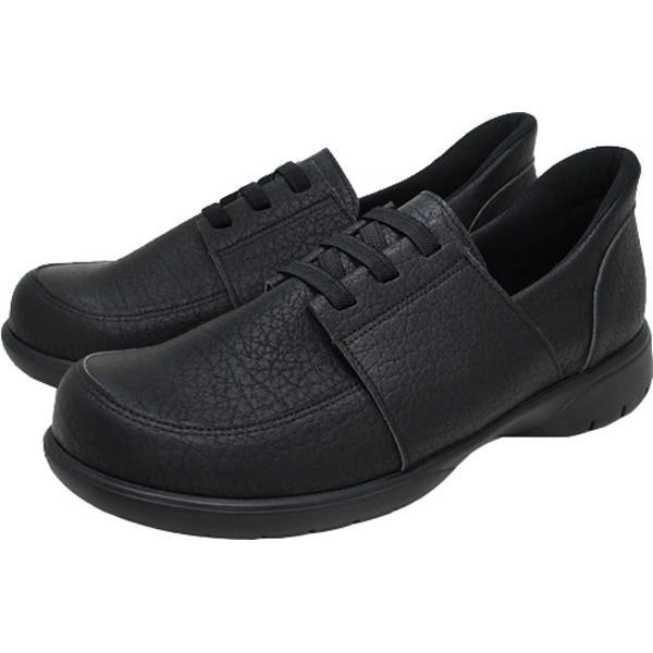 Re:getA リゲッタ R403M ハンズフリーシューズ レースアップ カジュアル シューズ R403M-BLK