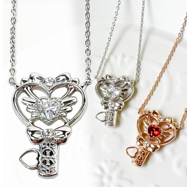 SWIMMER 誕生石ジュエリー シルバー ダイヤモンド スイマー ネックレス_8339-782