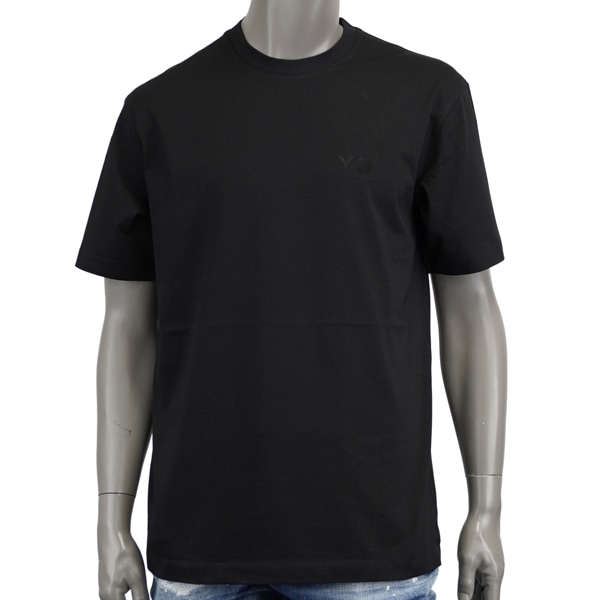 Y-3 ワイスリー REGULAR SHORT SLEEVE TEE/ミニロゴ Tシャツ/KQ9783 BLACK