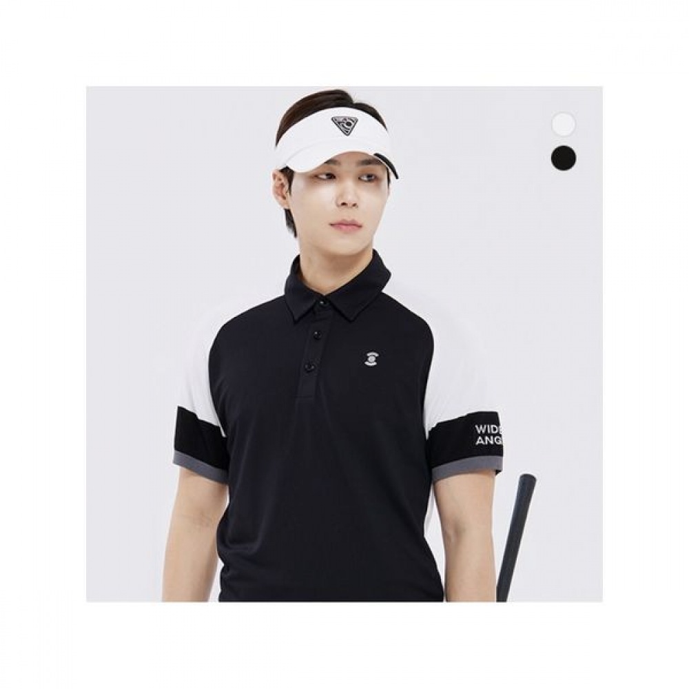 [ワイドアングル] メンズ TO ブリムポイントスリムバイザー_WMP25C04