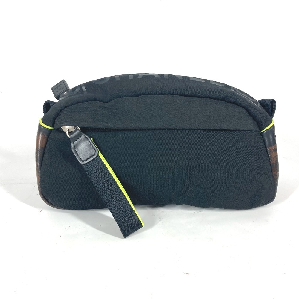 ポーチ CC ココマーク スポーツ セカンドバッグ クラッチバッグ カバン ナイロン ブラック