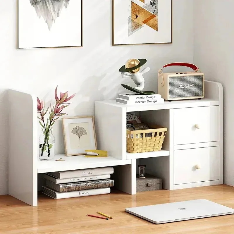 【団体購入価格（10個）】卓上収納ラック 韓国インテリア 卓上ラック インテリア棚折り畳みデスク韓国雑貨 多機能 仕分け収納 品質保証 韓国風空間作り6