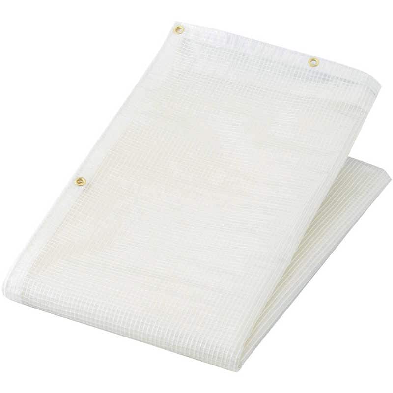 トラスコ中山　防炎糸入りクリアシート 4000X4000　TCI0404