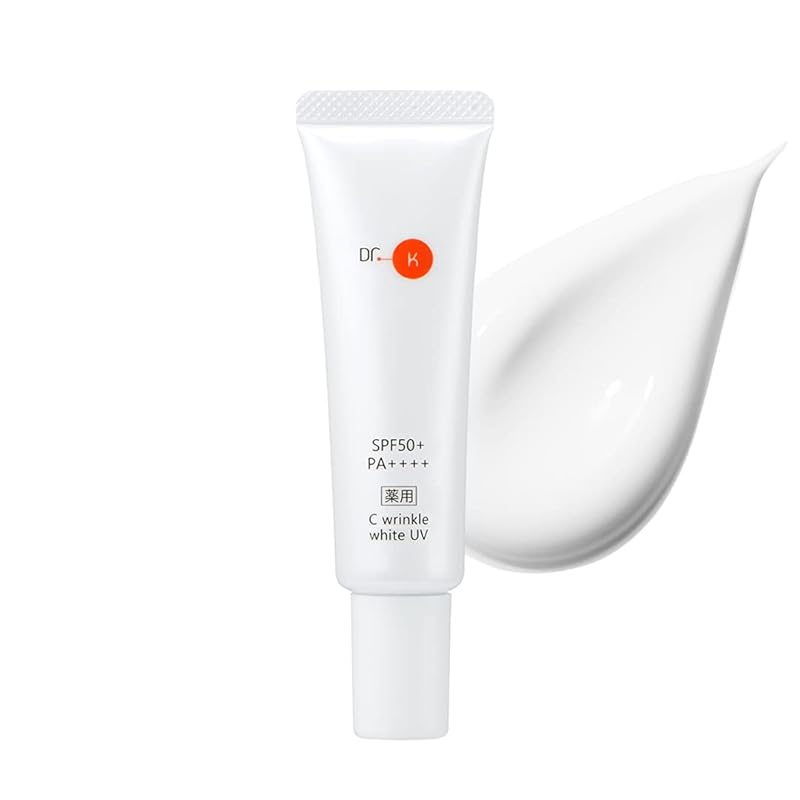 ドクターケイ(Dr.K) 薬用CリンクルホワイトUV(医薬部外品)【日中用美容クリーム・化粧下地】ビタミンC誘導体 シワ改善 美白 トーンアップ 下地効果