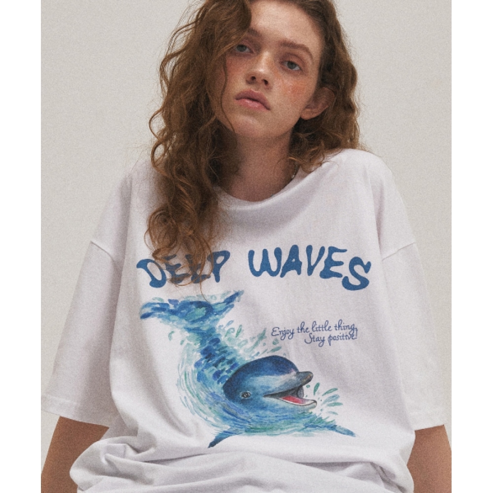 CPGN スタジオ DTP ウェーブドルフィンショートスリーブ T シャツホワイト 5,656円