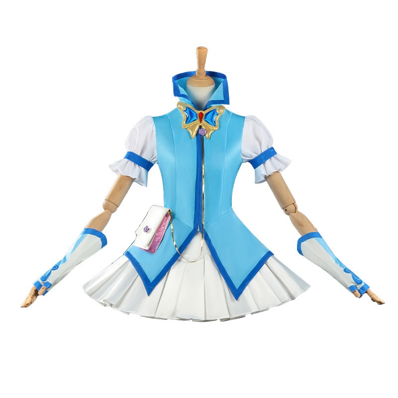 Yes!プリキュア5 水無月かれん/キュアアクア 衣装セット 上品初心者も安心の着用感