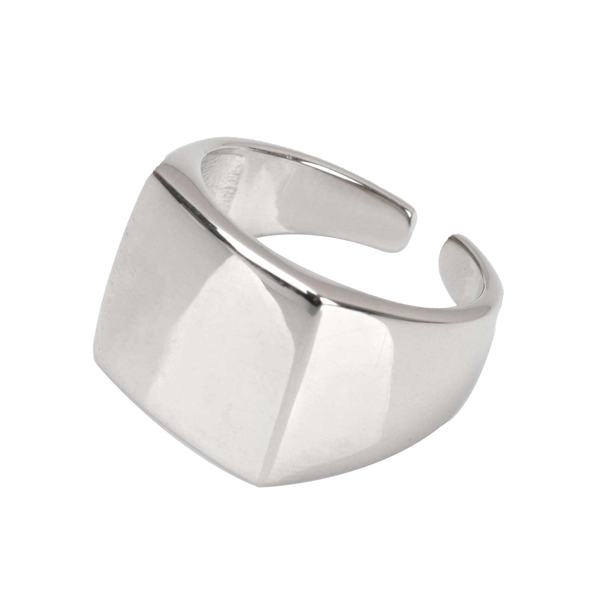 925 印台リング シンプル プレーン [cr345]