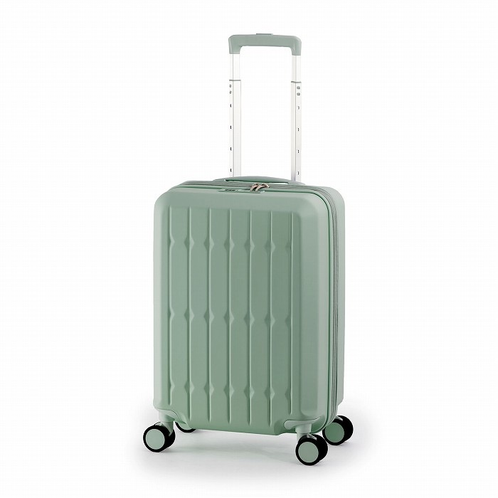 ハードキャリーケース DrinkHolder and Suspension 1～3泊 37L＋7L ALI-6030SD-18W-AG アッシュミントグリーン