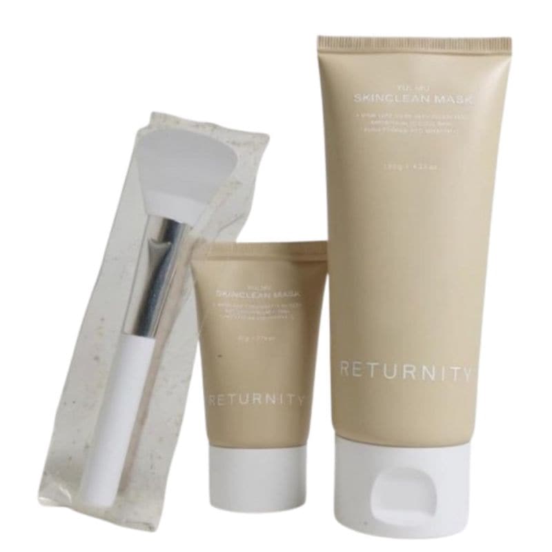 [ポツポツ肌卒業] ハトムギパック スキンクリーンセット(120g+20g+シリコンブラシ) #角質ケア / #肌のザラつき