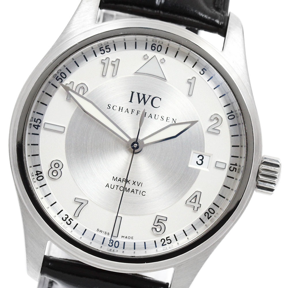 IWC SCHAFFHAUSEN IW325502 スピットファイヤー マークXVI デイト 自動巻き メンズ 良品 _950629【中古】