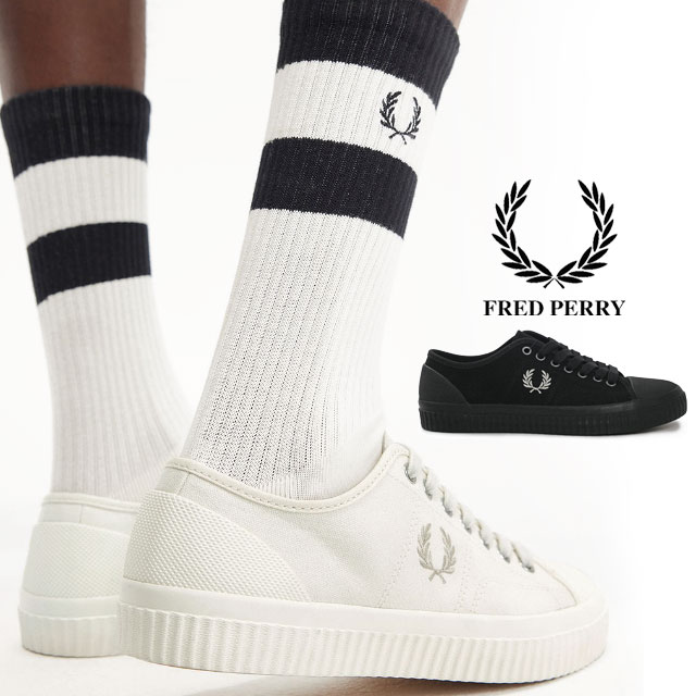 フレッドペリー 大きいサイズ スニーカー メンズ 28cm 29cm 30cm 31cm 白 レディース 黒 靴 ヒューズ ロー キャンバス レースアップ ローカット カジュアルシューズ ローレル F