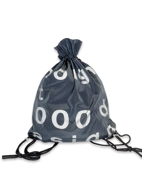 NOUGHT 000 Design Gym Sack / charcoal