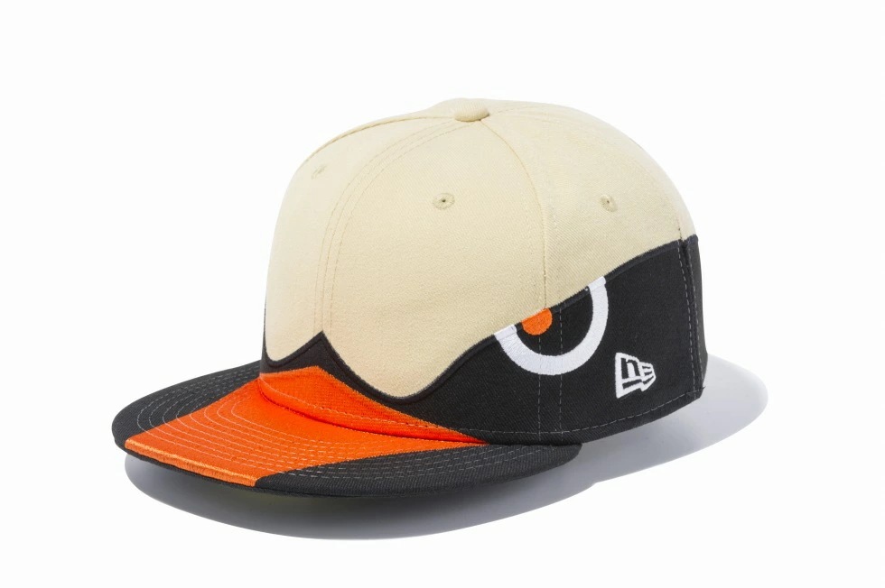 [即納]NEWERA ニューエラ 59FIFTY NPBクラシック　福岡ダイエーホークス　ヘルメット CAP キャップ BLACK BEIGE ORANGE ブラック ベージュ オレンジ 黒 刺繍 メ