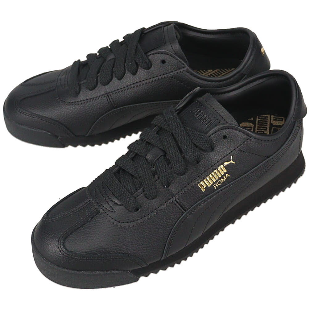 ユニセックス ローマ 68 リバイバル Roma 68 Revival ブラック/チームゴールド 398634 02