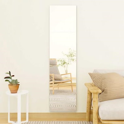 他サイト： 【専門家監修】どこでも貼れる割れない鏡 鏡 全身鏡 姿見鏡 壁掛け ミラー 壁掛け 浴室 便利 穴あけ不要 軽量 (30cm30cm4枚セット)の商品画像