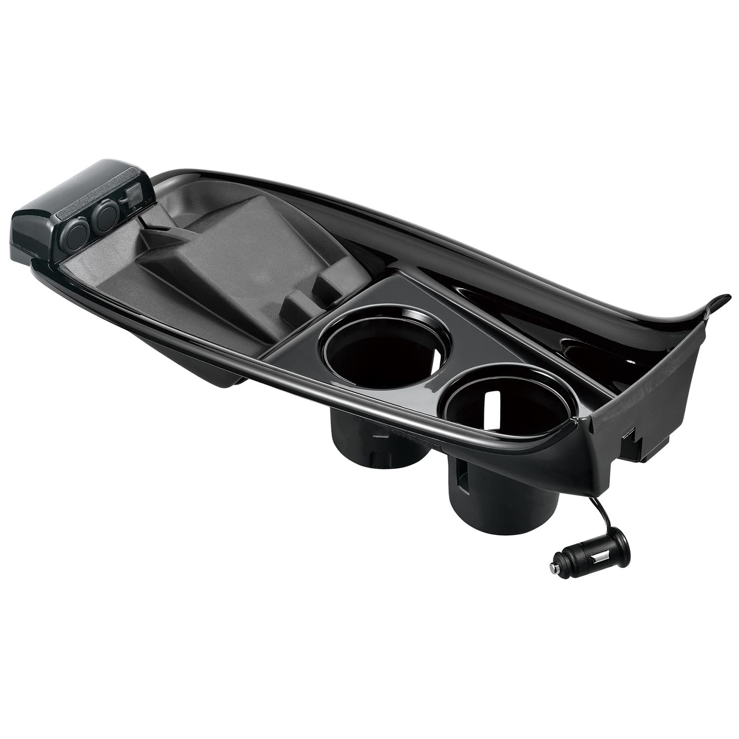 カーメイト(Carmate) 車用 増設 2口ソケット USB ポート付き コンソールカバー プリウス 50系(ZVW50/ZVW51/ZVW55H27.12～H30.12) プリウスPHV (ZV