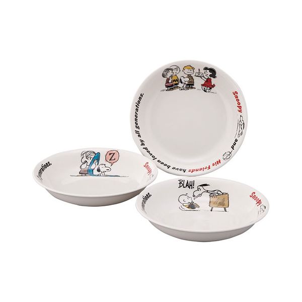 ピーナッツ ピーナッツフレンズ トリオパスタプレートセット K50606516
