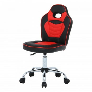 不二貿易 C/D:60700 レーシングチェア キッズ用 レッド 60700