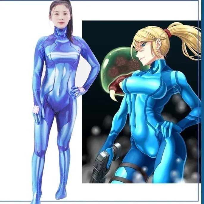 新品3dデジタルプリント銀河戦士samus Zeroコスプレワンピースレオタード衣装今日は30パーセント