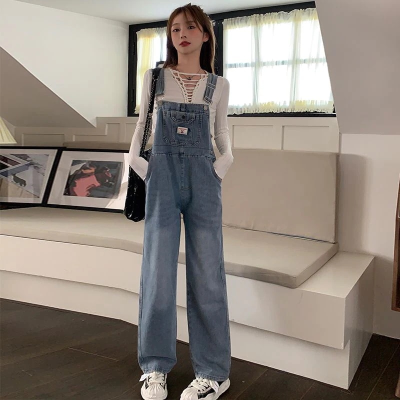パーテ 秋冬 ワンピース ドレス ワイドパンツワンピース サロペットパンツ レディース サロペット サロペット スキニーワンピースサスペンダー 大きいサイズ デザインセンスデニムストラップ