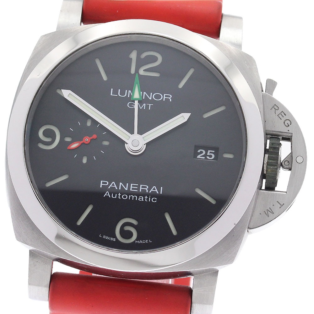 パネライ PANERAI PAM01971 ルミノール スピリット オブ ザ ユニオン GMT 自動巻き メンズ 良品 内箱付き_950360【中古】