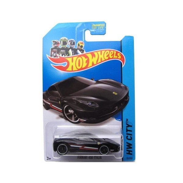 Ferrari 458 Italia 14 Hot Wheels 35/250 (Black) Vehicle 並行輸入品