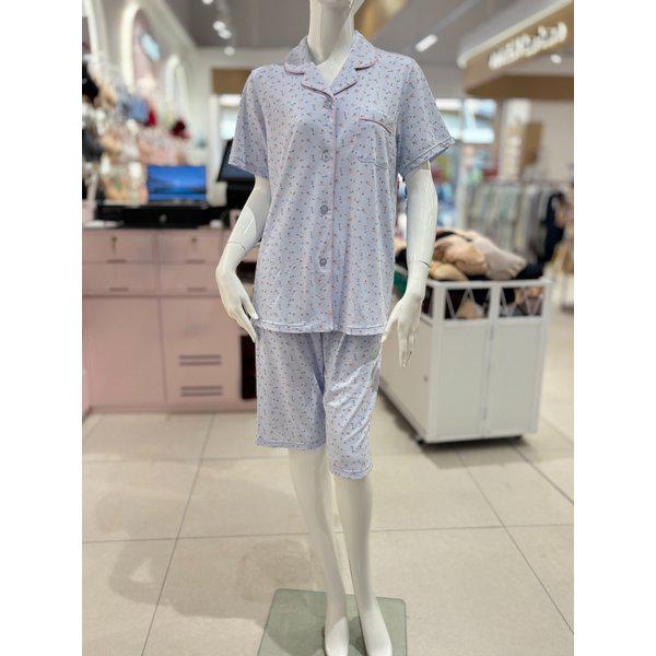 [驪州店]ソルブポリスパンチューリップ染め女性半袖パジャマ[SEV249WS]