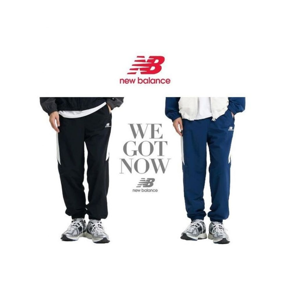 ニューバランス UNI カラーブロック ウォームアップパンツ スタンダードフィット
