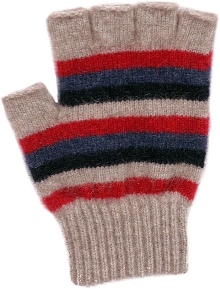 ポッサムメリノ 手袋 オープンフィンガーグローブ 防寒 防風 保温グローブ スマホ対応 男女兼用 暖かい ウール手袋 自転車 バイク アウトドア 通勤通学 秋 冬用(ナチュラル, M)