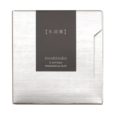 万年筆カートリッジ 色彩雫/iroshizuku 6本入【冬将軍...のサムネイル