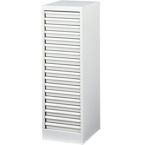 ナカバヤシNakabayashi アバンテV2 フロアケース A4 タテ型 浅18段 AF-18 マットホワイト