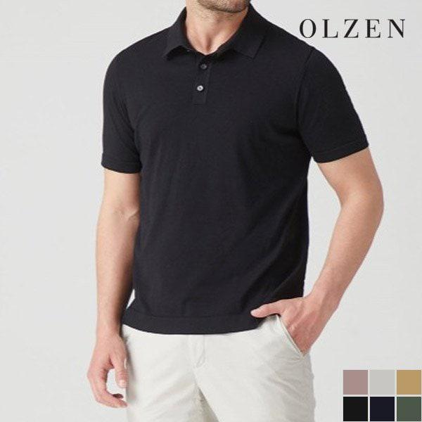 [ウォッシャブルソリッド半袖襟付きニット I (ZPB2ET1502)