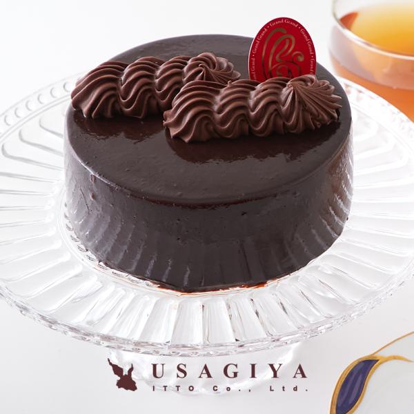 ホールケーキ チョコレート 4号 チョコケーキ チョコレートケーキ クリーム キャラメル ヴァローナ 濃厚 ガナッシュ アルコール不使用