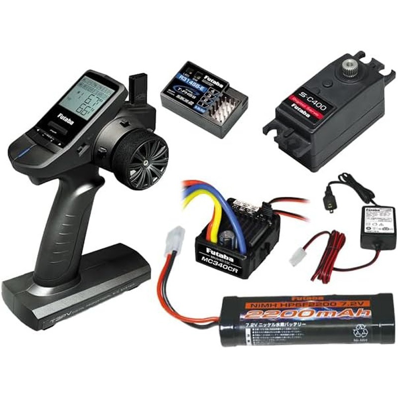 Futaba フタバ 3PV プロポセット R314SBS-E付 送受信機＋ESC＋サーボセット RCカー用 00008749-3