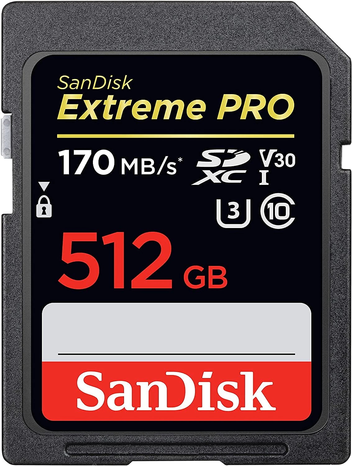 SanDisk 512GB Extreme PRO SDXC UHS-Iカード - C10U3V30
