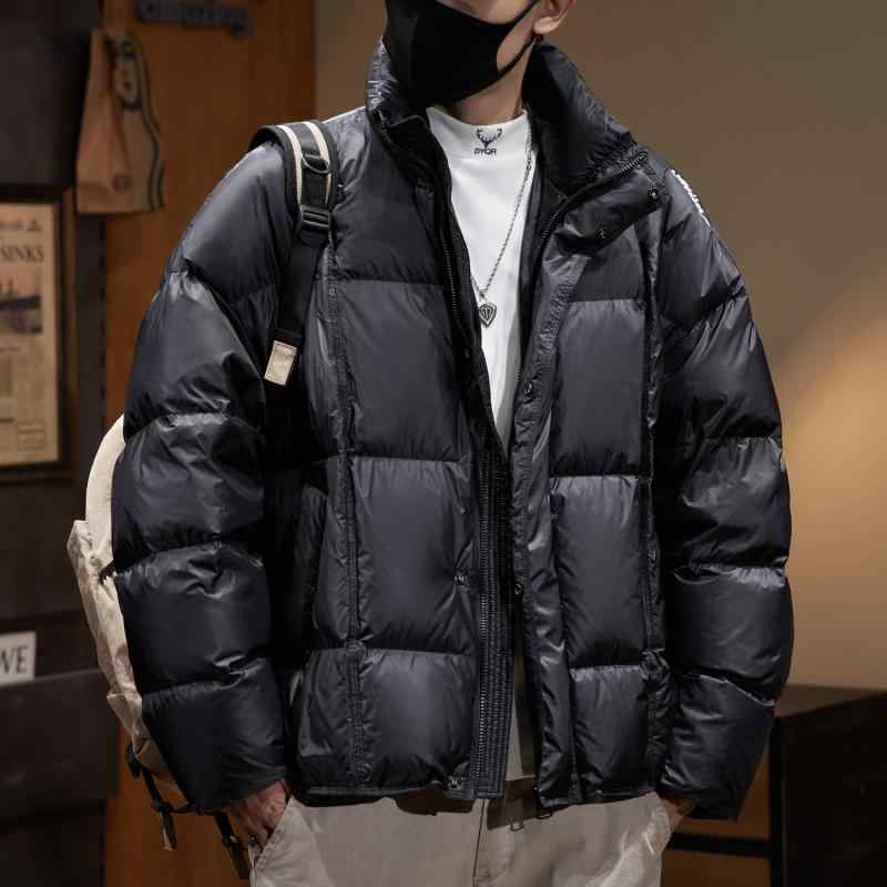 秋冬 コーデ メンズ 服 シンプル ファッション オシャレ 大人 かっこいい 大きいサイズ ストリート 紳士服 厚手 ダウン ジャケット レディース カップル 暖かい ダック ブレッド コート ハイエ