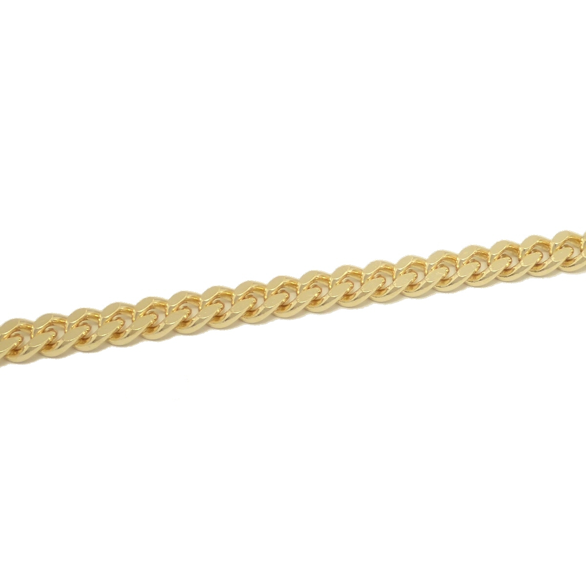 キヘイ ネックレス K18 18金 イエローゴールド 20.0g 41.0cm YG 2面S シングル 日本造幣局検定マーク入り 20g 前