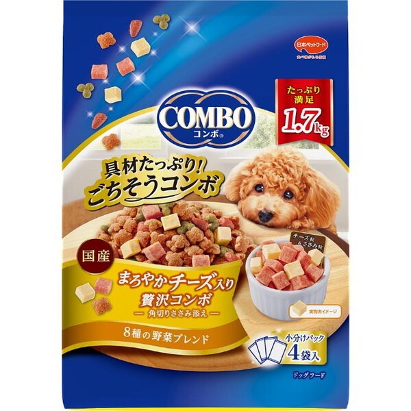 コンボ ドッグ まろやかチーズ入り 1.7kg(425gx4袋入)
