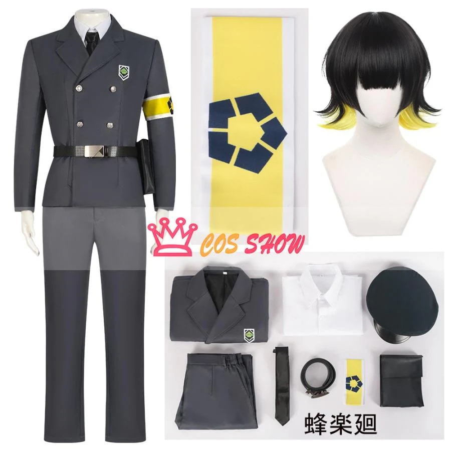 cosplay仮装 馬狼照英 軍服 國神錬介 蜂楽廻 糸師 ブルーロックBLUELOCK 帽子付き 制服 イベント コスプレ衣装 潔世一 クリスマス 凛 人気商品N0.1 看守服シリーズ