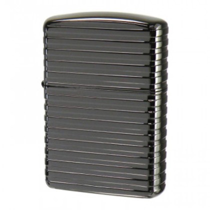 ZIPPO アーマー ホリゾンタルストライプ ブラックニッケルクローム