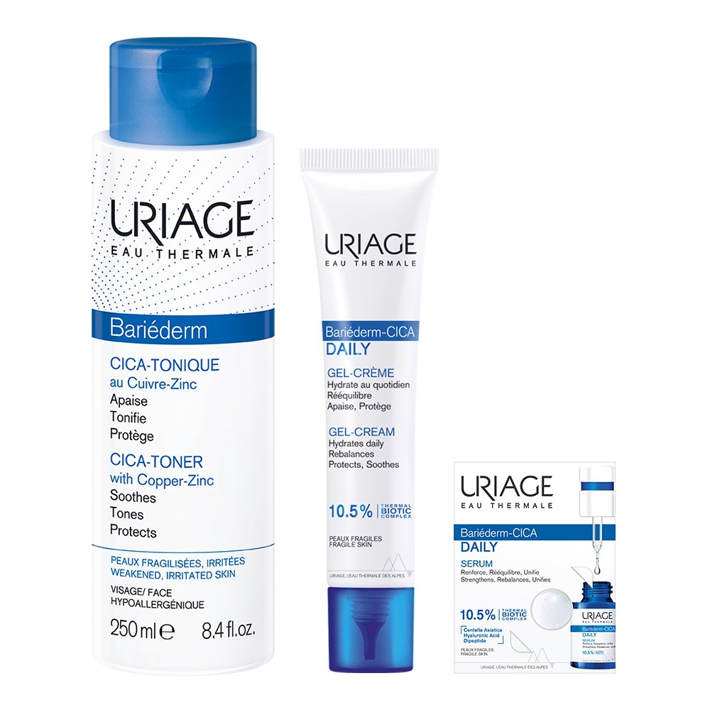 ガラスアジュバリアダムシカトナー250ml+シカデイリージェルクリーム40ml+シカデイリーセラム1.5mlセット1セット